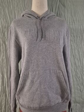 Puma Embossed Gray Hoodie